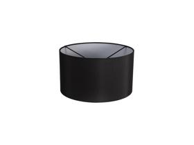 D0047  Sigma Cylinder 30cm Faux Silk Shade Black, White